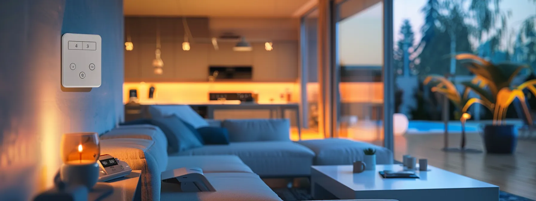 a modern smart home setup with wireless devices seamlessly integrated, demonstrating minimal disruption and maximum convenience.